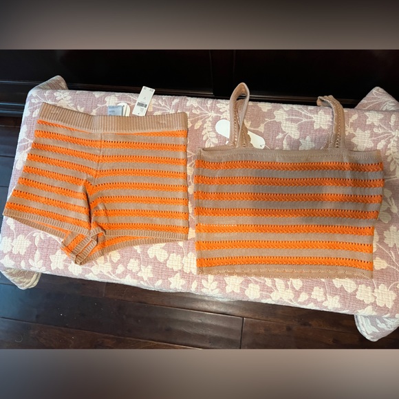 Anthropologie Flat White Knit 2-piece set - Picture 2 of 4